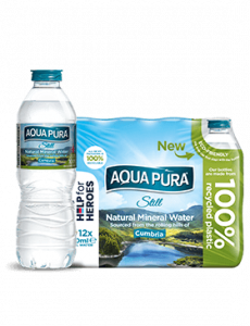 aqua-pura-500ml-screw-cap-water-bottle-with-multipack-next-to-it